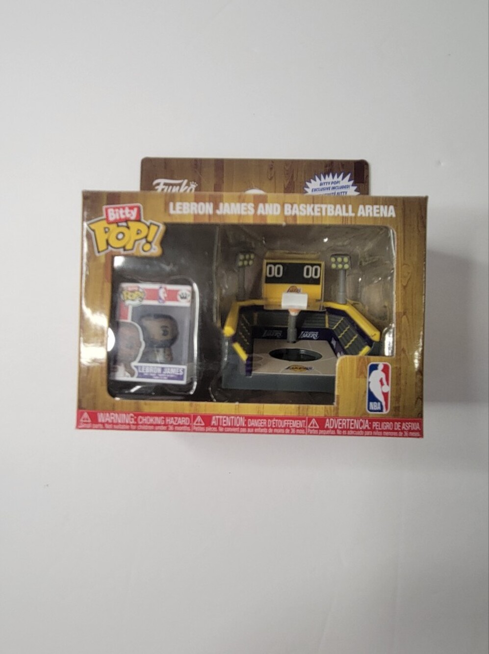Funko Bitty Pop Town NBA Arena Lakers LeBron James Mini Vinyl Figure Set New